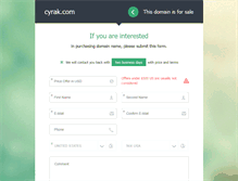 Tablet Screenshot of cyrak.com